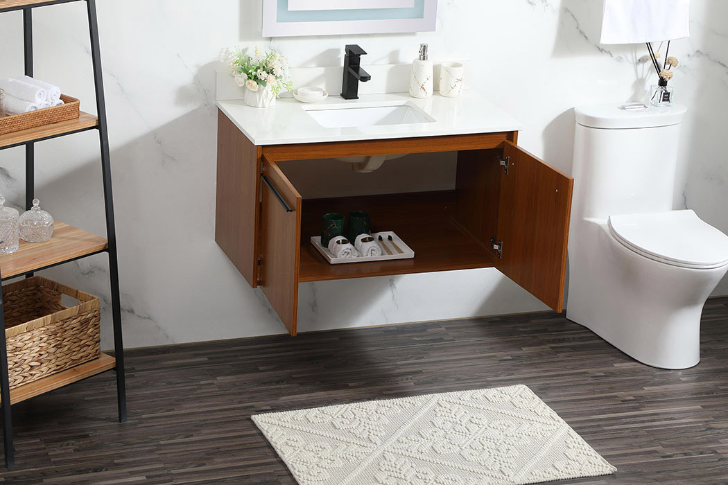 Elegant Bathroom Vanity - Teak (VF44536MTK-BS)