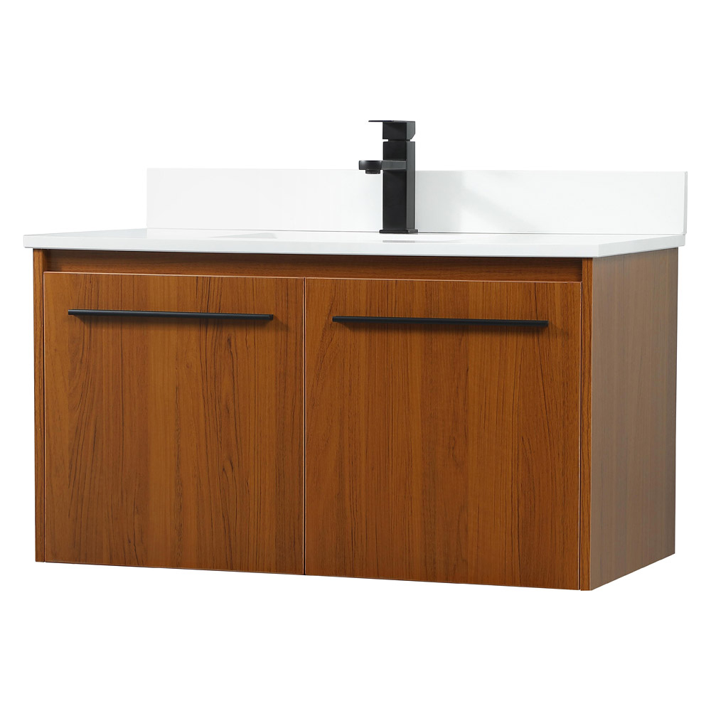 Elegant Bathroom Vanity - Teak (VF44536MTK-BS)