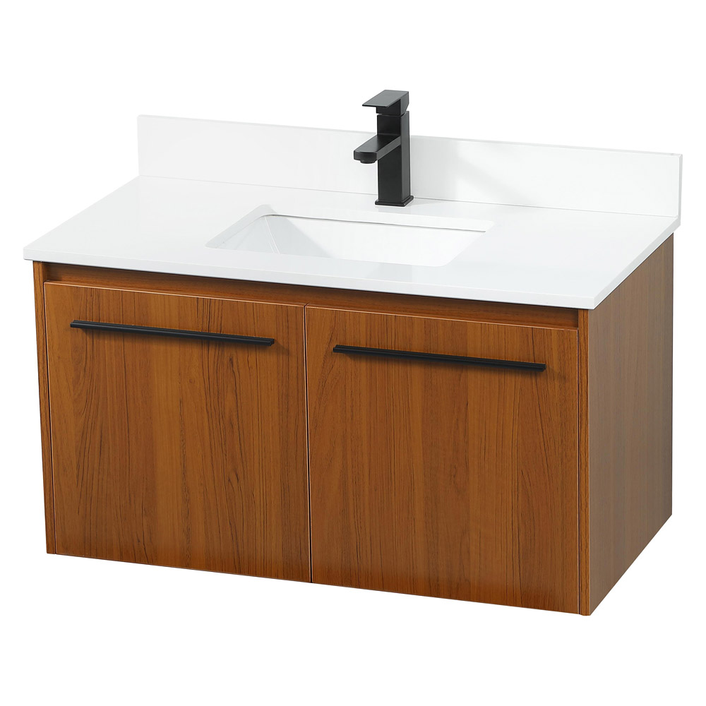 Elegant Bathroom Vanity - Teak (VF44536MTK-BS)