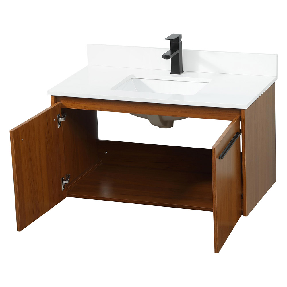 Elegant Bathroom Vanity - Teak (VF44536MTK-BS)