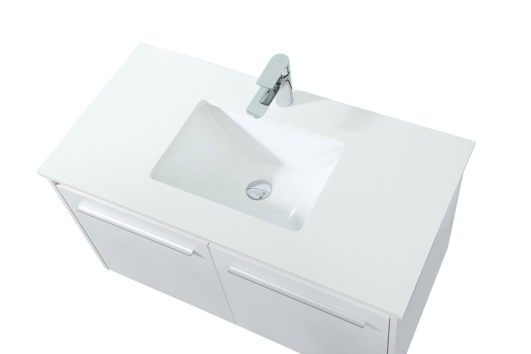 Elegant Bathroom Vanity - White (VF44536MWH)