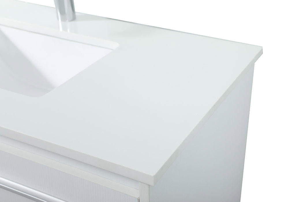 Elegant Bathroom Vanity - White (VF44536MWH)