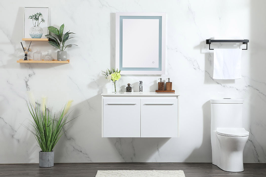 Elegant Bathroom Vanity - White (VF44536MWH)