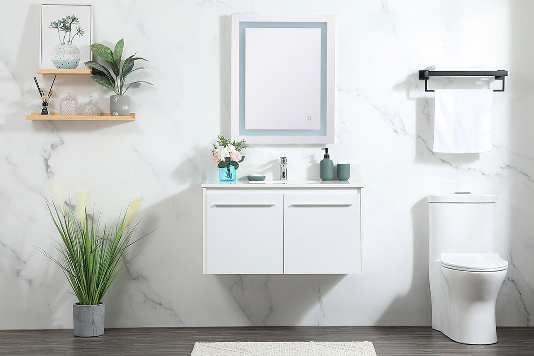 Elegant Bathroom Vanity - White (VF44536MWH-BS)