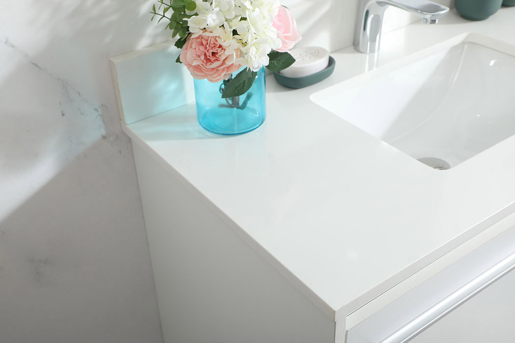 Elegant Bathroom Vanity - White (VF44536MWH-BS)