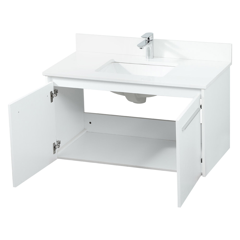 Elegant Bathroom Vanity - White (VF44536MWH-BS)