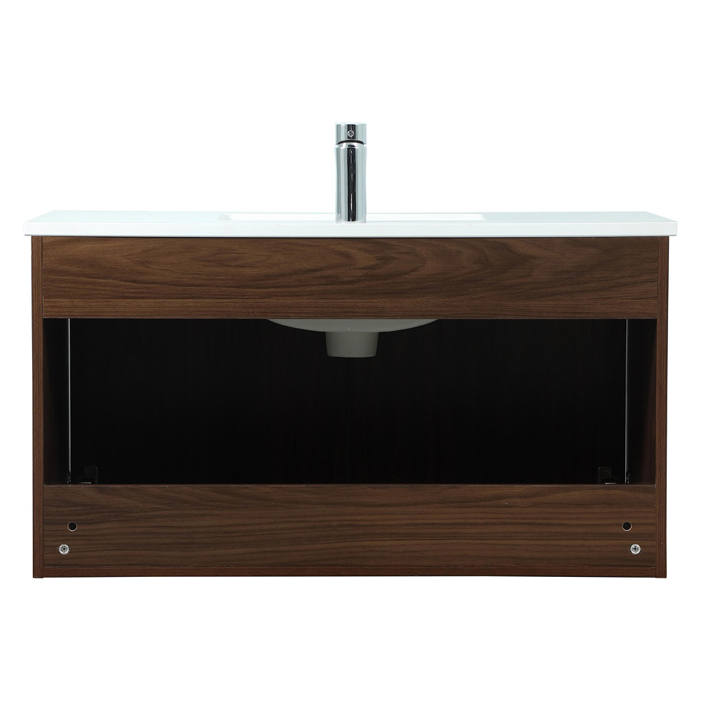 Elegant Bathroom Vanity - Walnut (VF44536MWT)