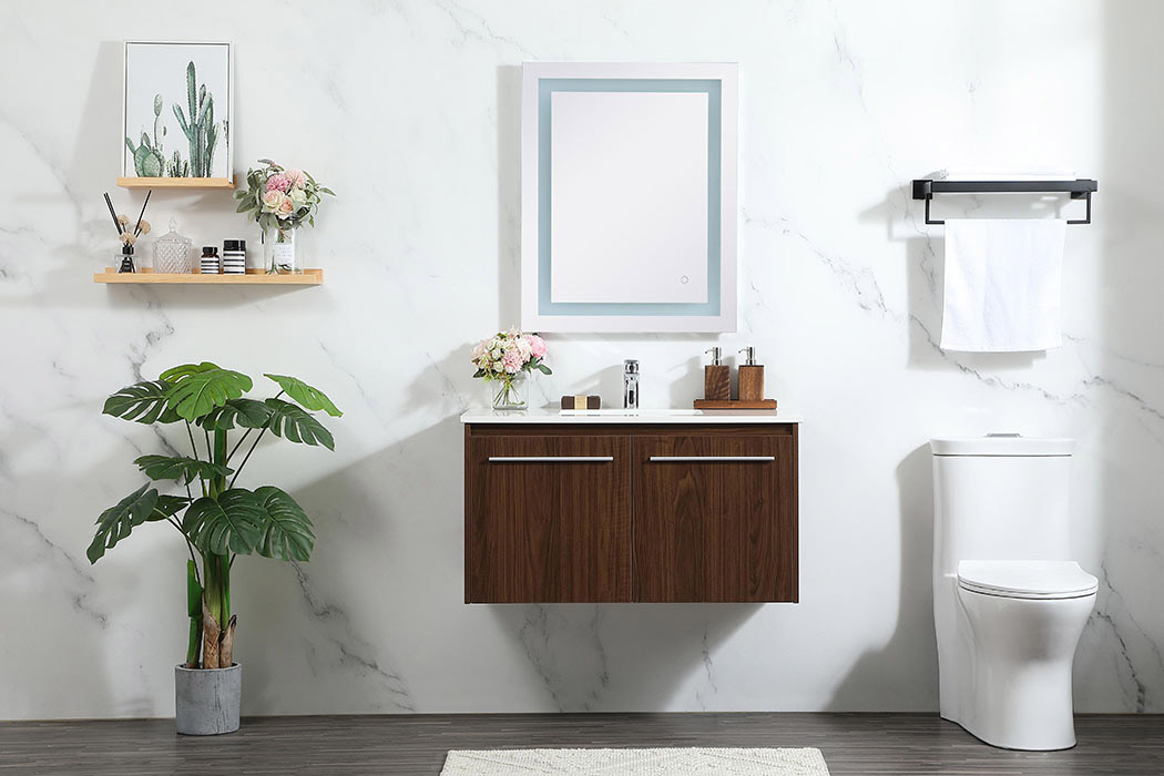 Elegant Bathroom Vanity - Walnut (VF44536MWT)