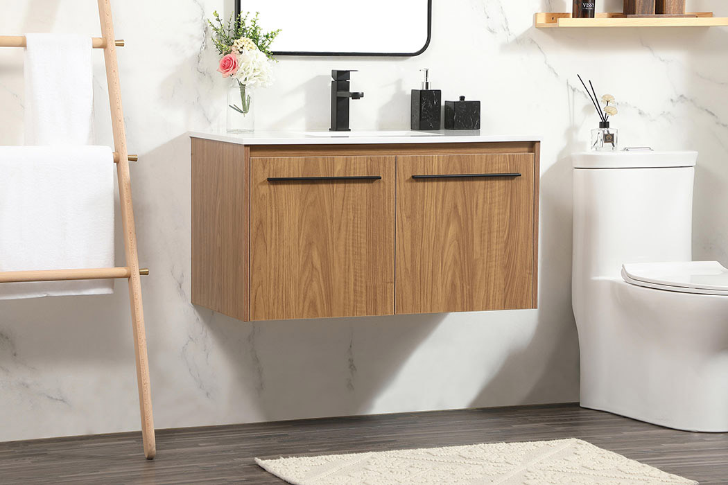 Elegant Bathroom Vanity - Walnut Brown (VF44536WB)