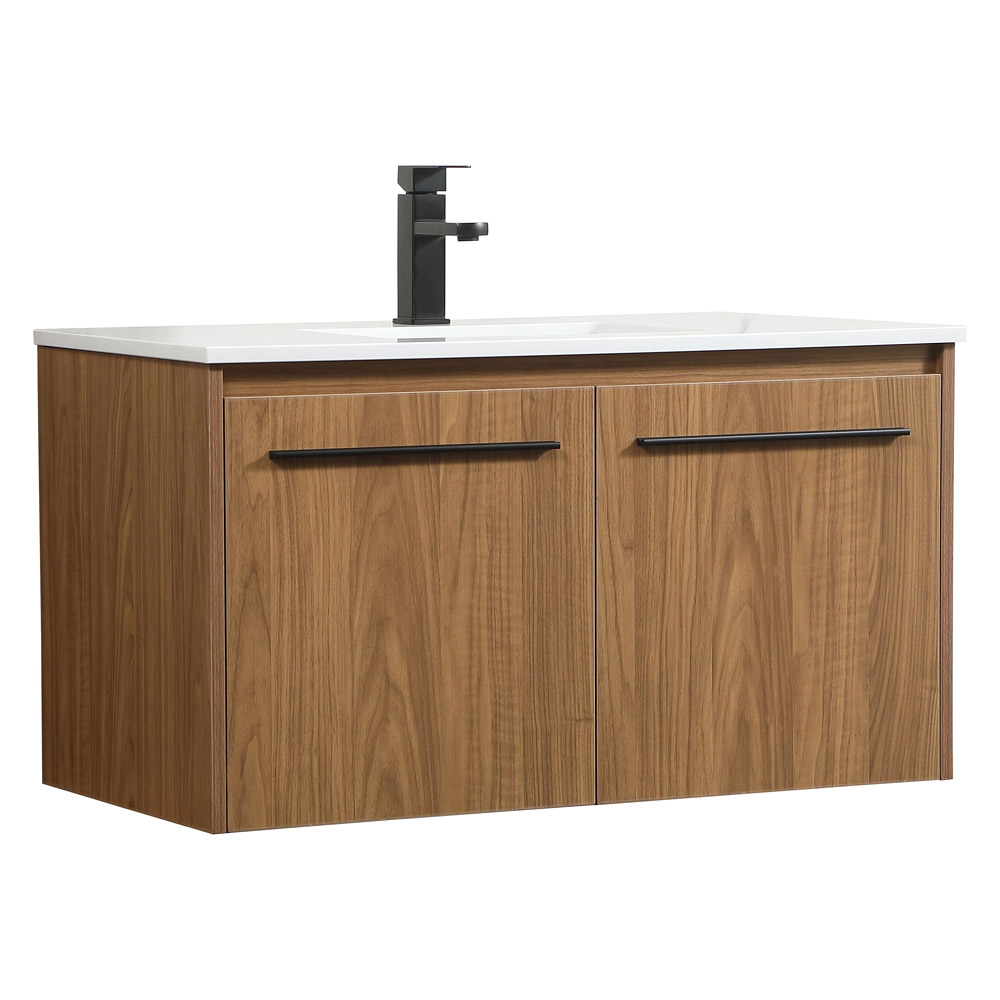 Elegant Bathroom Vanity - Walnut Brown (VF44536WB)