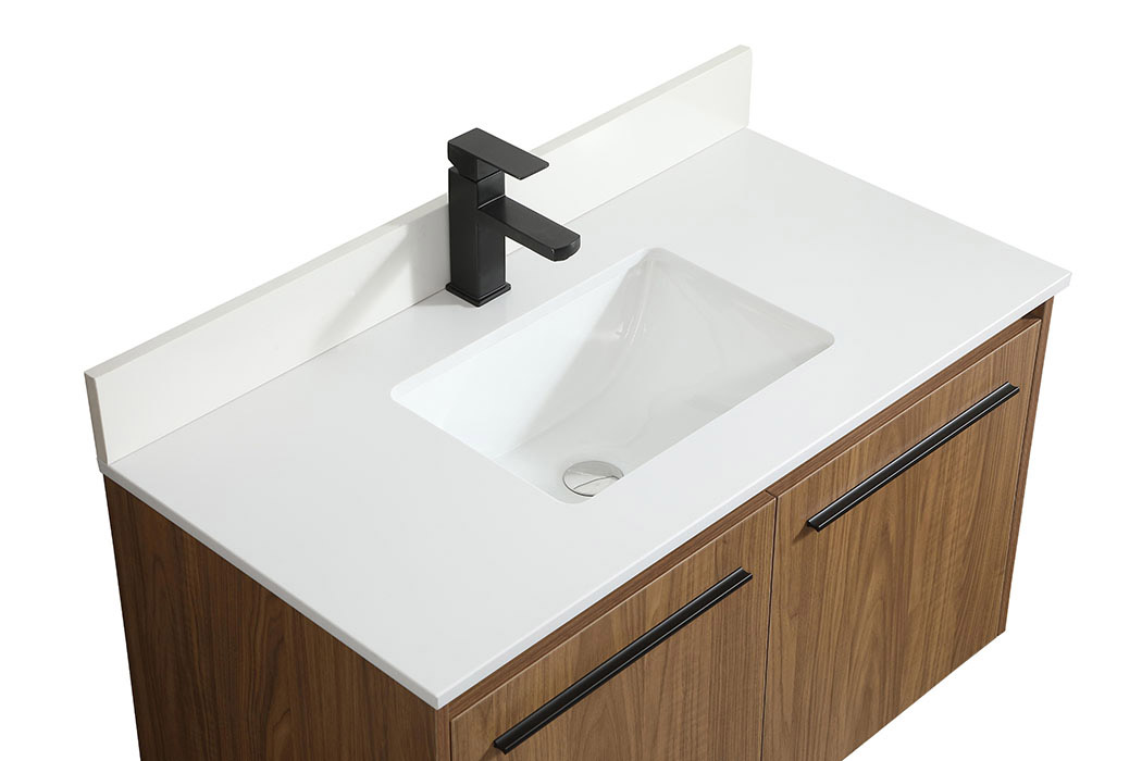 Elegant Bathroom Vanity - Walnut Brown (VF44536WB-BS)