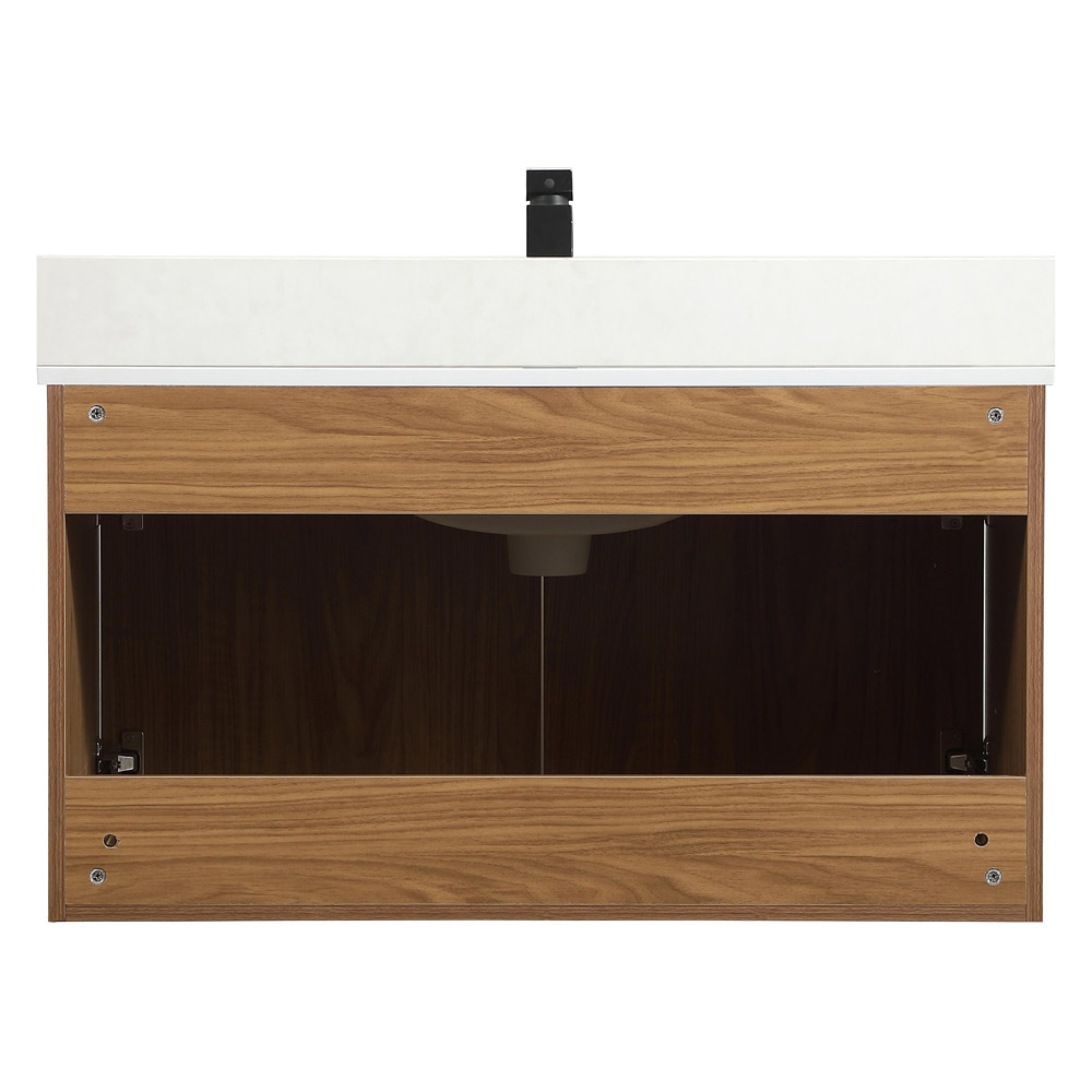 Elegant Bathroom Vanity - Walnut Brown (VF44536WB-BS)