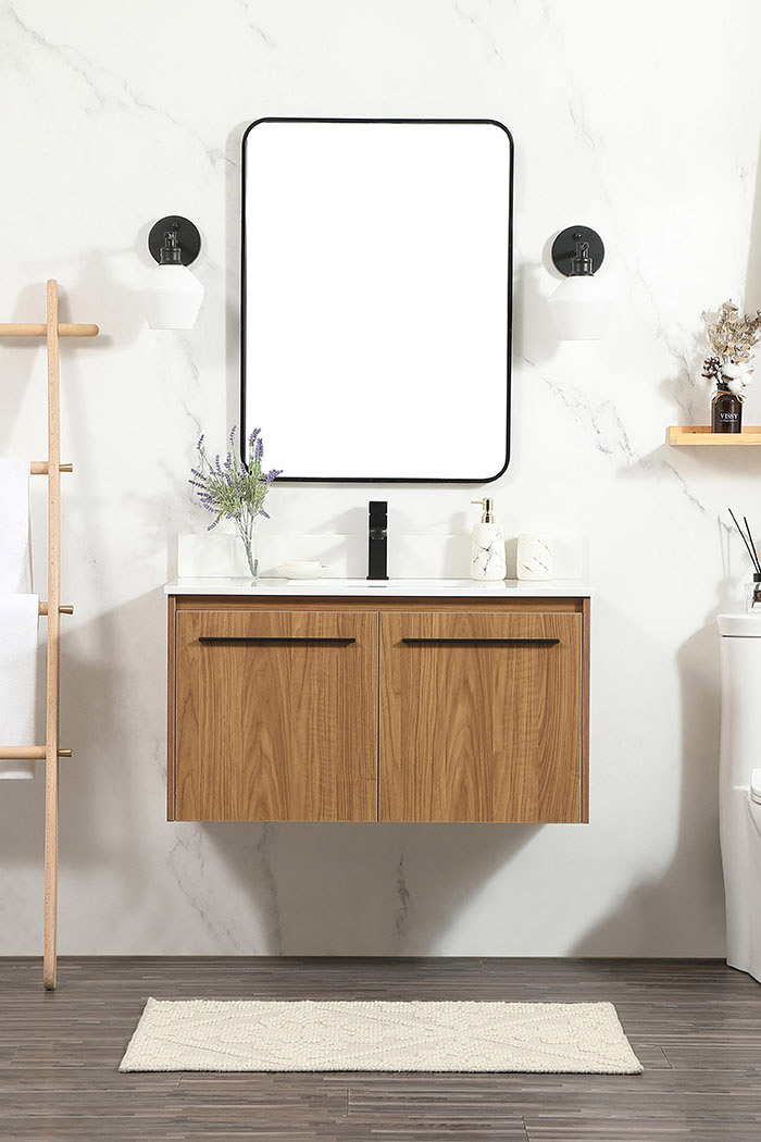 Elegant Bathroom Vanity - Walnut Brown (VF44536WB-BS)