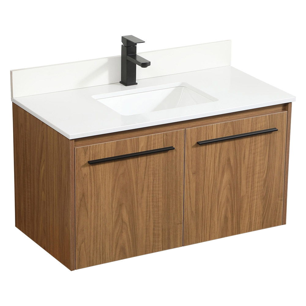 Elegant Bathroom Vanity - Walnut Brown (VF44536WB-BS)