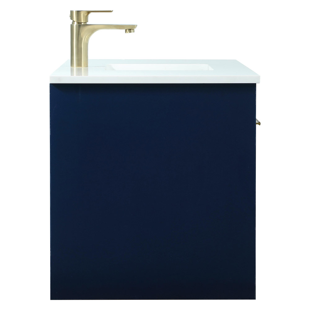 Elegant Bathroom Vanity - Blue (VF44540MBL)