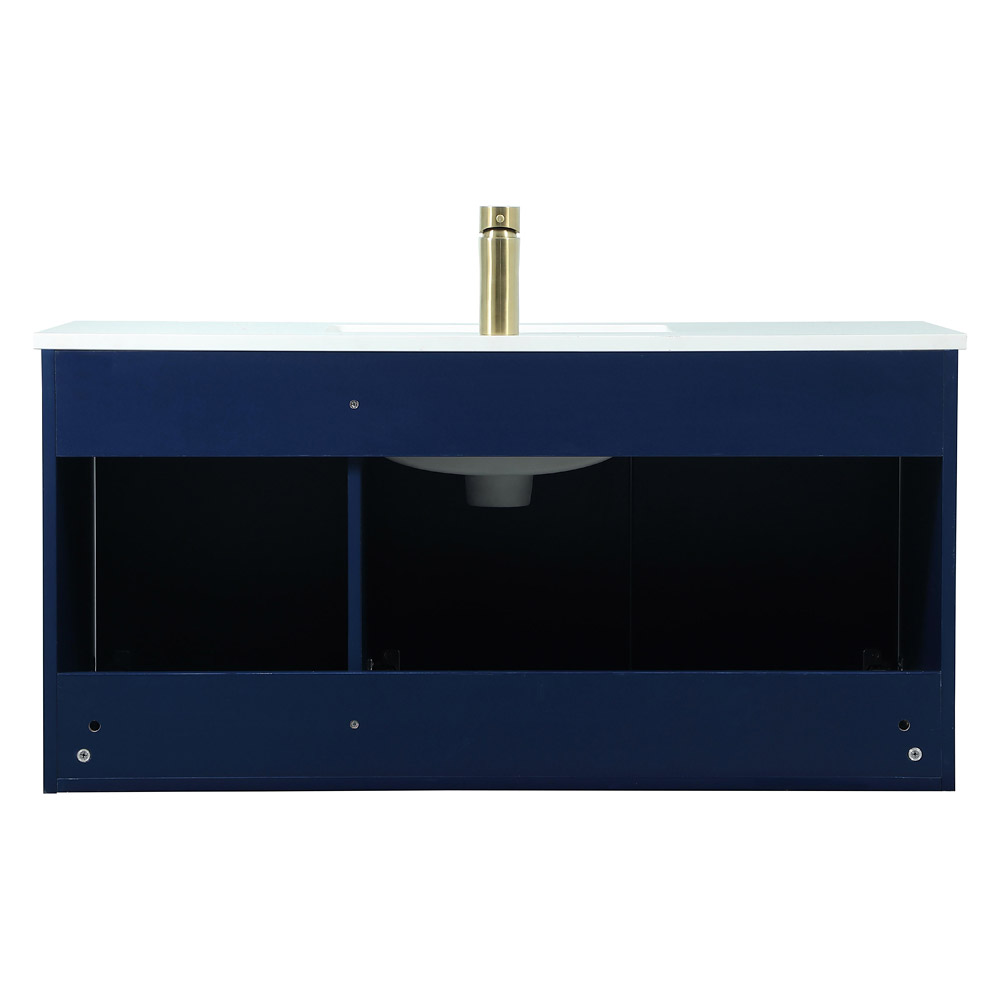 Elegant Bathroom Vanity - Blue (VF44540MBL)