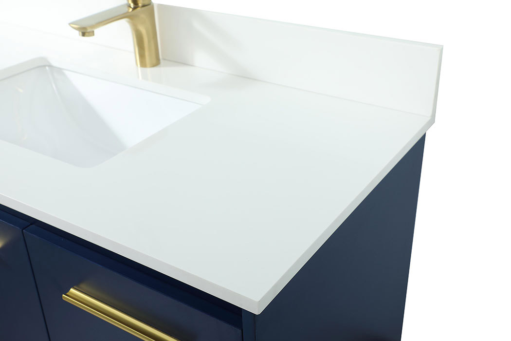 Elegant Bathroom Vanity - Blue (VF44540MBL-BS)