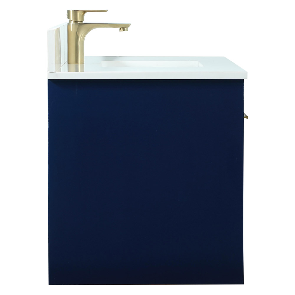 Elegant Bathroom Vanity - Blue (VF44540MBL-BS)