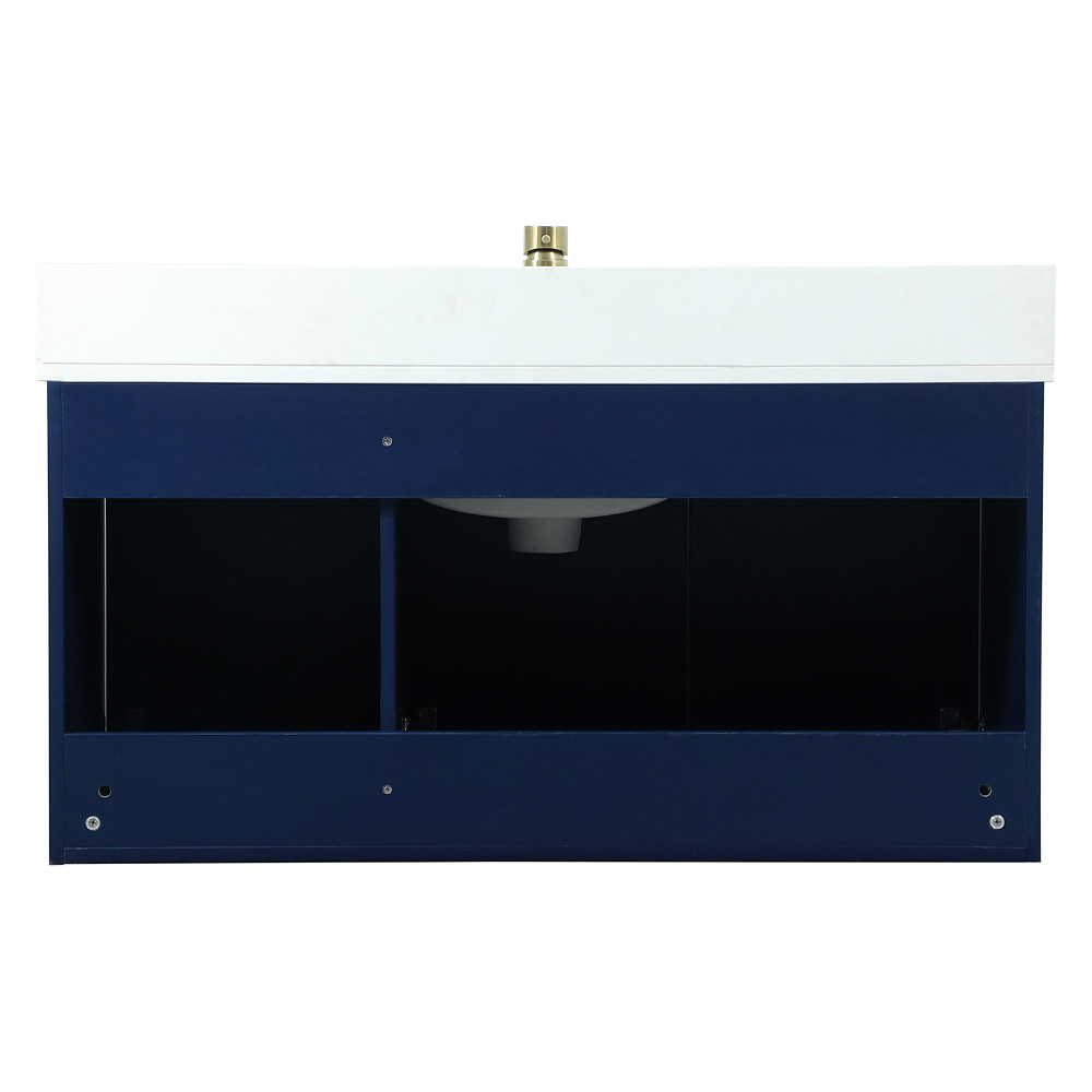 Elegant Bathroom Vanity - Blue (VF44540MBL-BS)