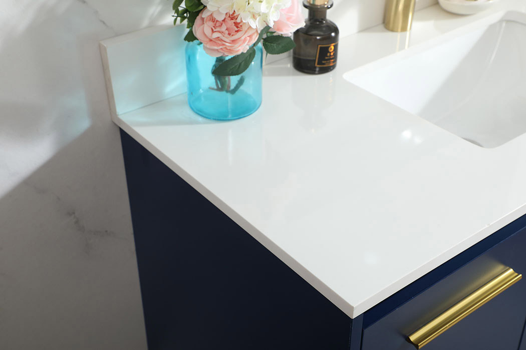 Elegant Bathroom Vanity - Blue (VF44540MBL-BS)