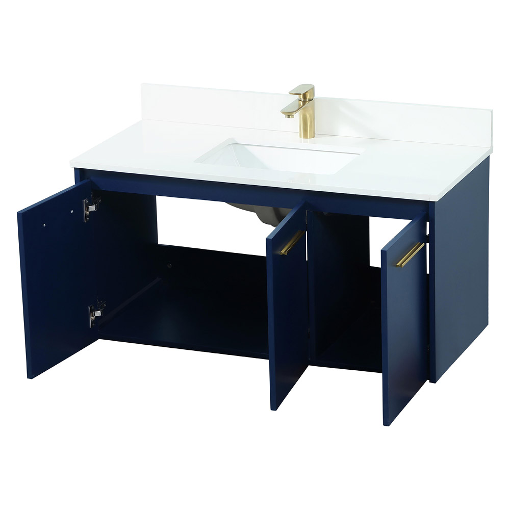 Elegant Bathroom Vanity - Blue (VF44540MBL-BS)