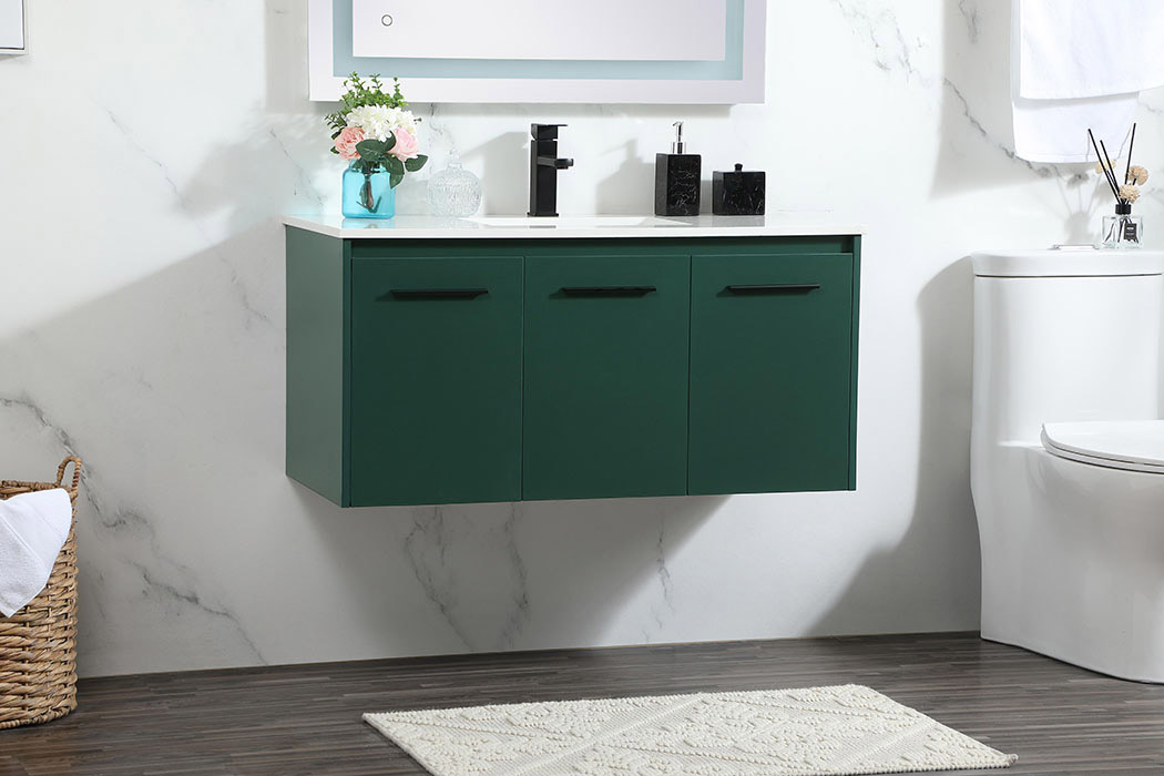 Elegant Bathroom Vanity - Green (VF44540MGN)