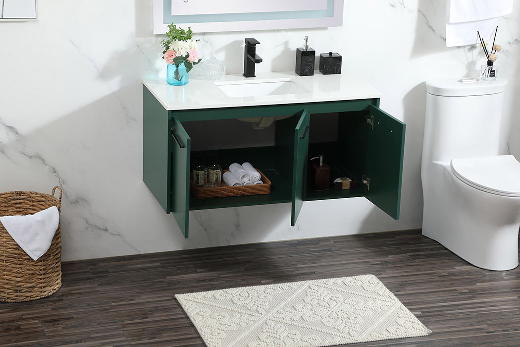 Elegant Bathroom Vanity - Green (VF44540MGN)