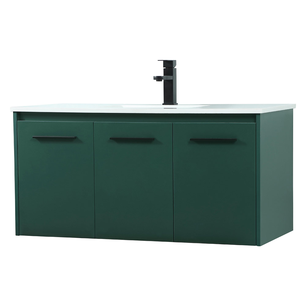 Elegant Bathroom Vanity - Green (VF44540MGN)