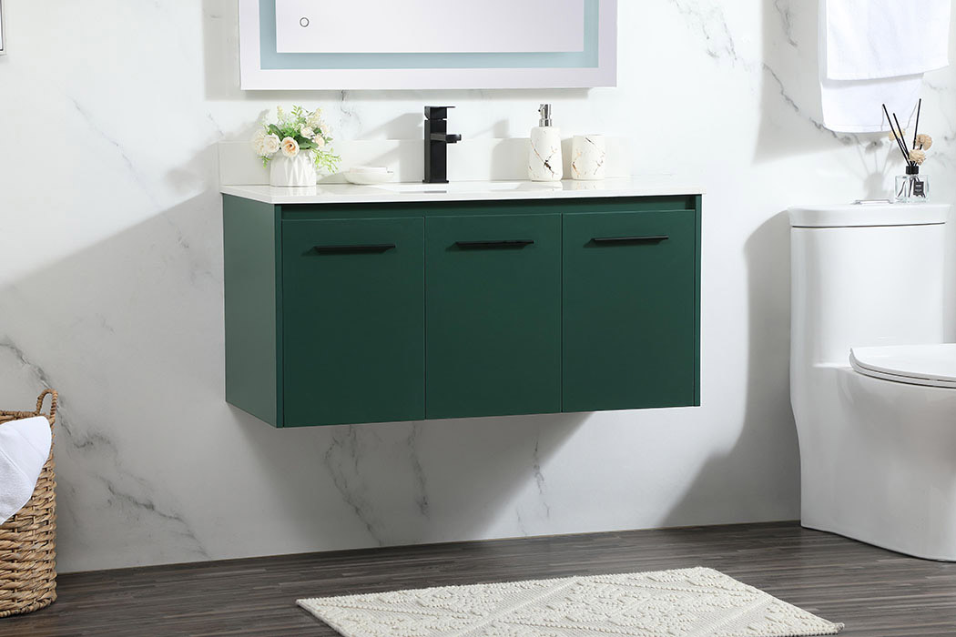 Elegant Bathroom Vanity - Green (VF44540MGN-BS)