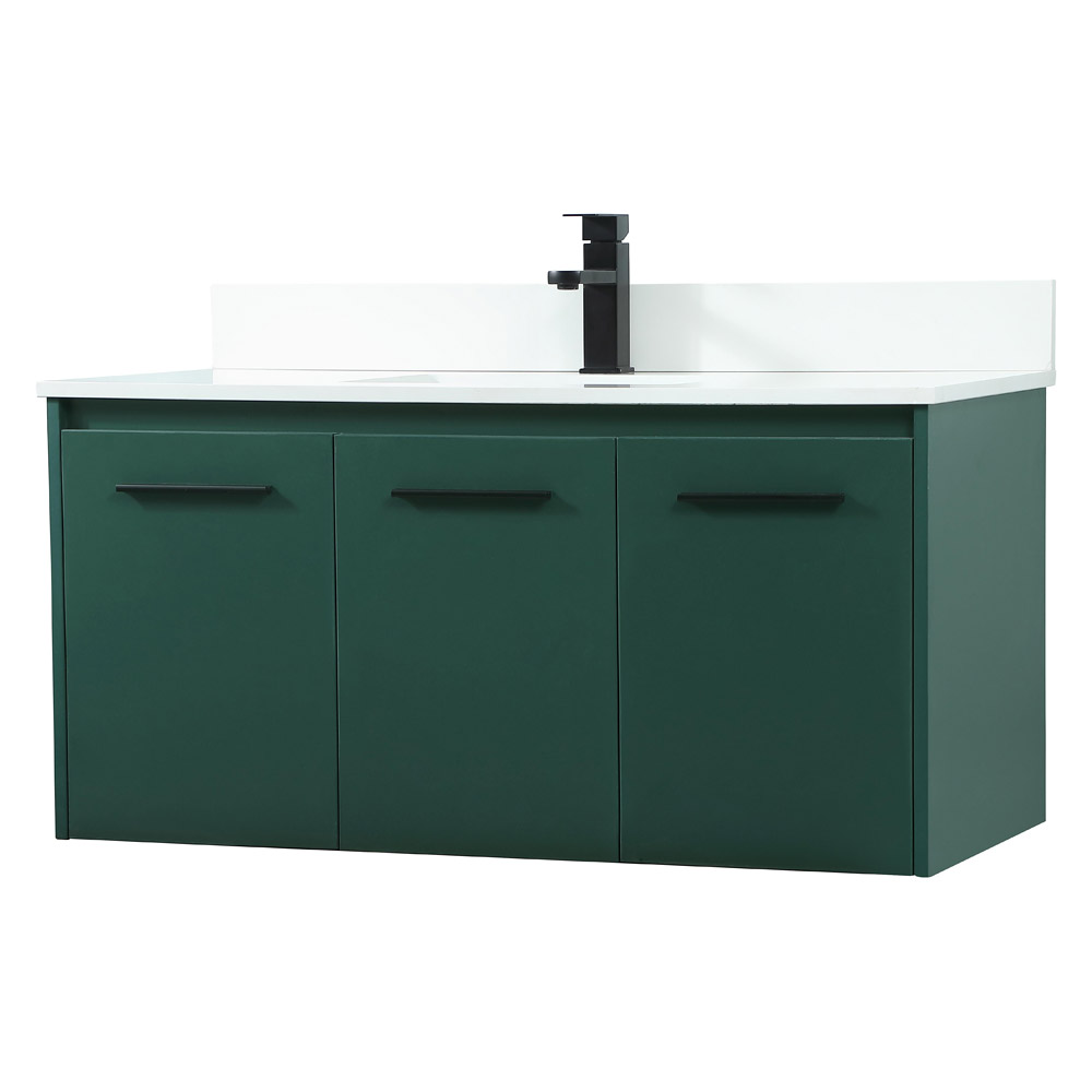 Elegant Bathroom Vanity - Green (VF44540MGN-BS)