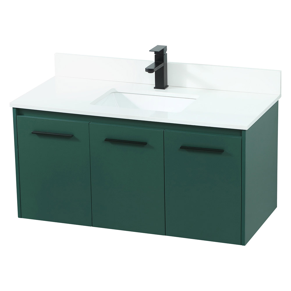 Elegant Bathroom Vanity - Green (VF44540MGN-BS)