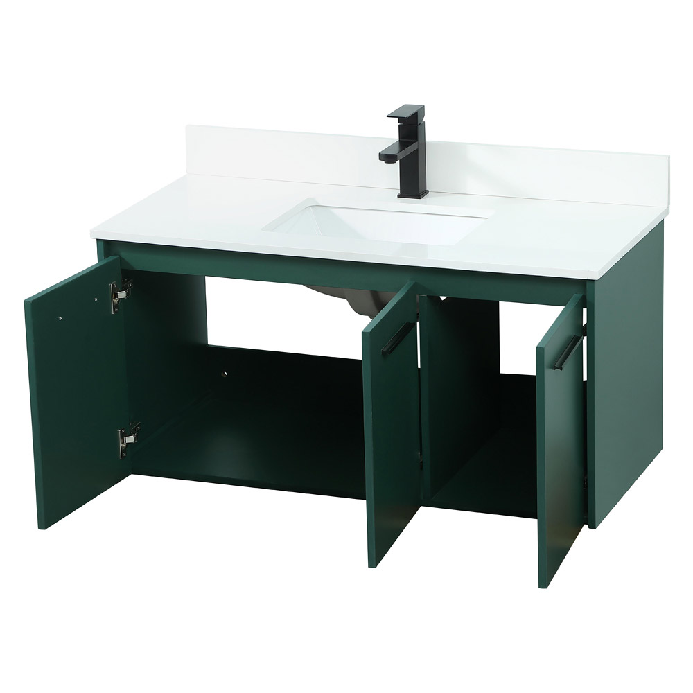 Elegant Bathroom Vanity - Green (VF44540MGN-BS)