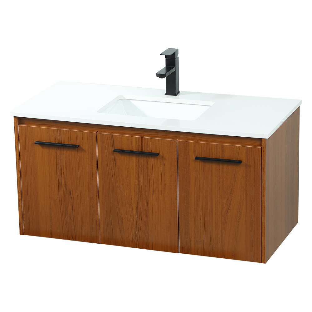 Elegant Bathroom Vanity - Teak (VF44540MTK)