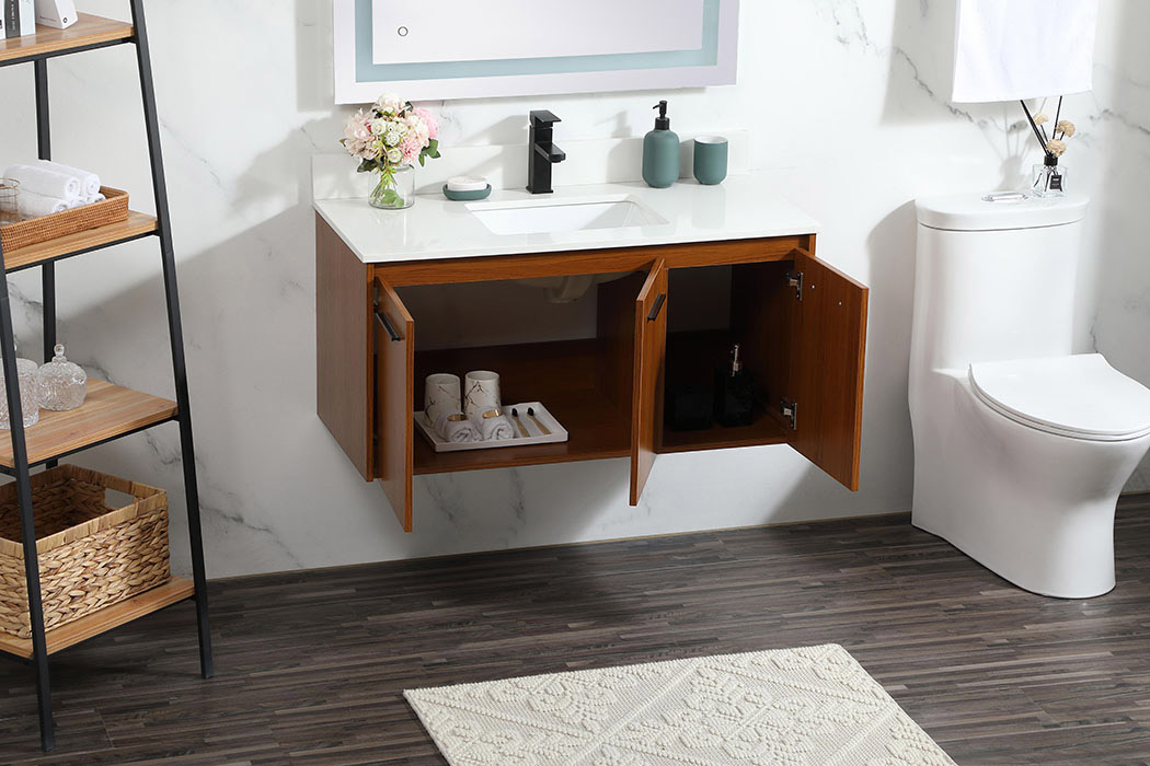 Elegant Bathroom Vanity - Teak (VF44540MTK-BS)