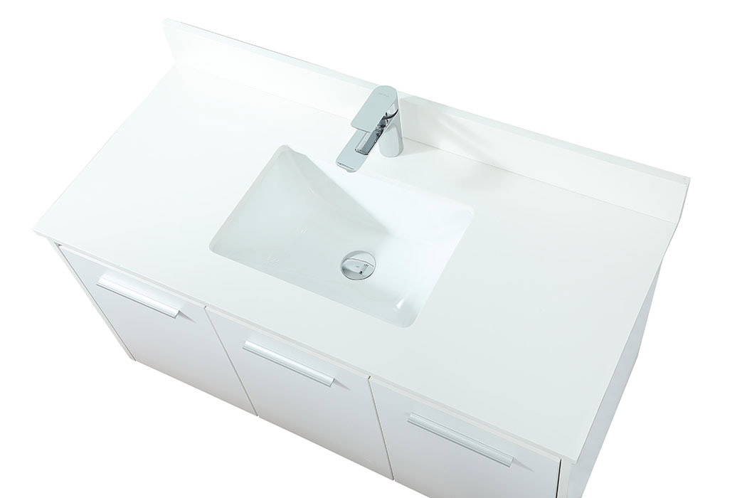 Elegant Bathroom Vanity - White (VF44540MWH-BS)