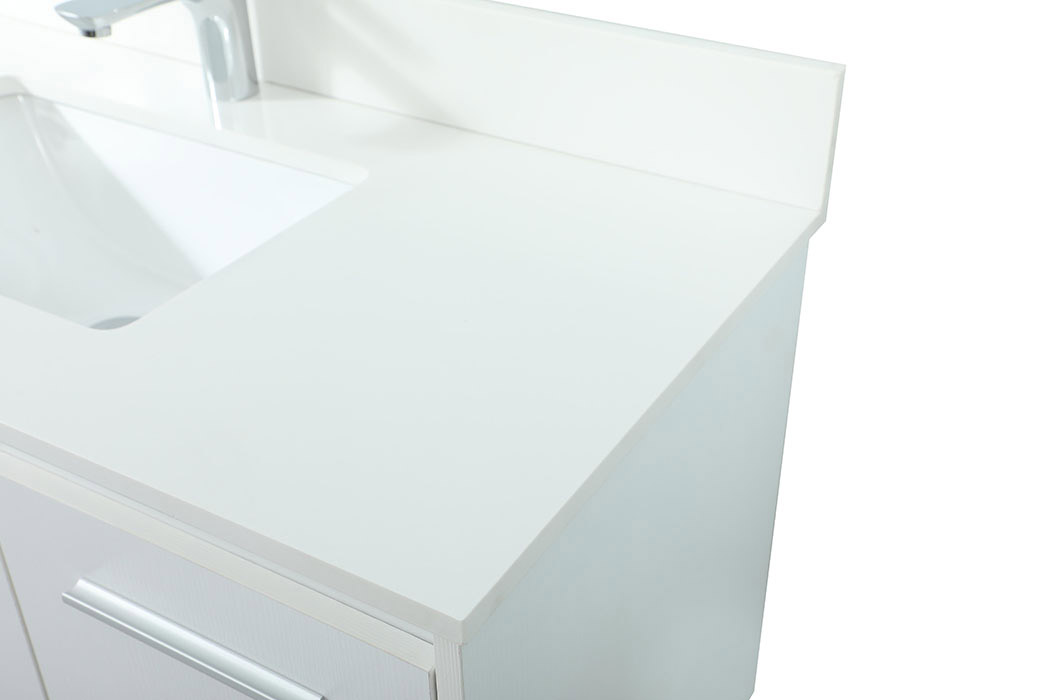 Elegant Bathroom Vanity - White (VF44540MWH-BS)