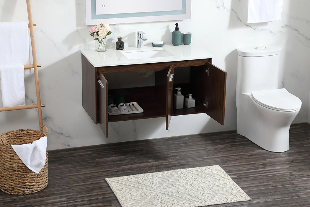 Elegant Bathroom Vanity - Walnut (VF44540MWT)