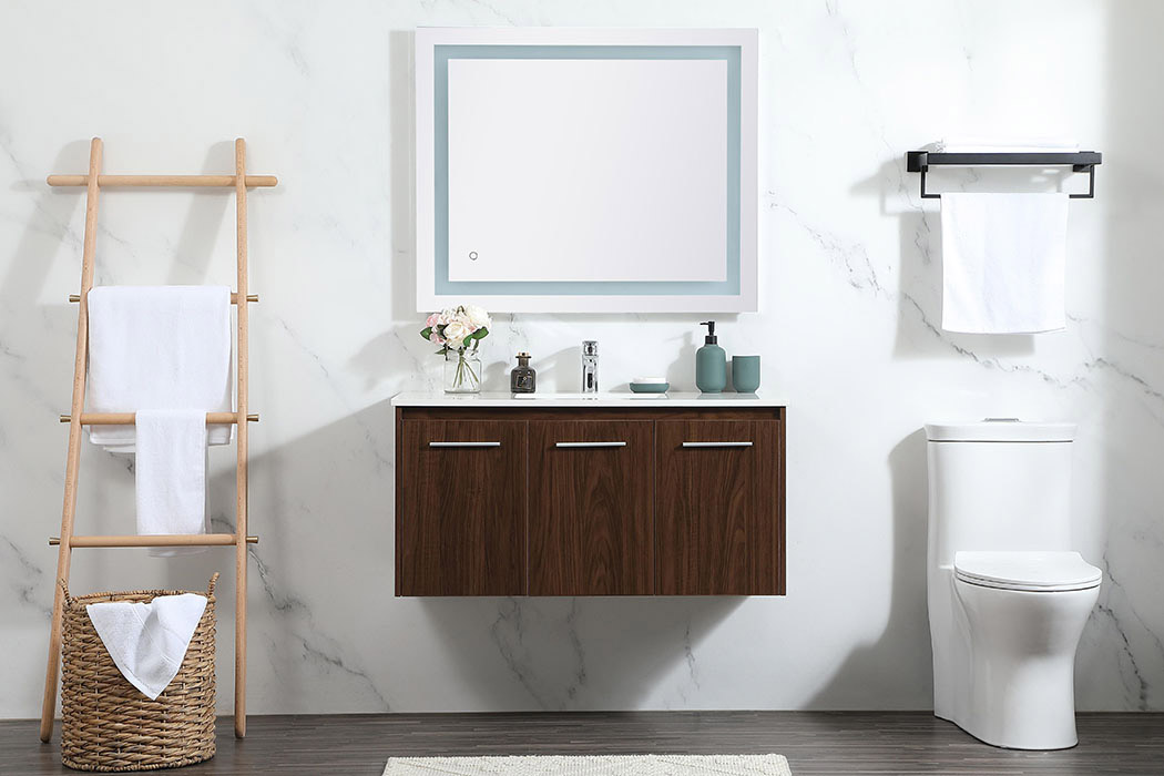 Elegant Bathroom Vanity - Walnut (VF44540MWT)