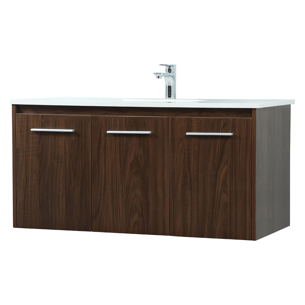 Elegant Bathroom Vanity - Walnut (VF44540MWT)