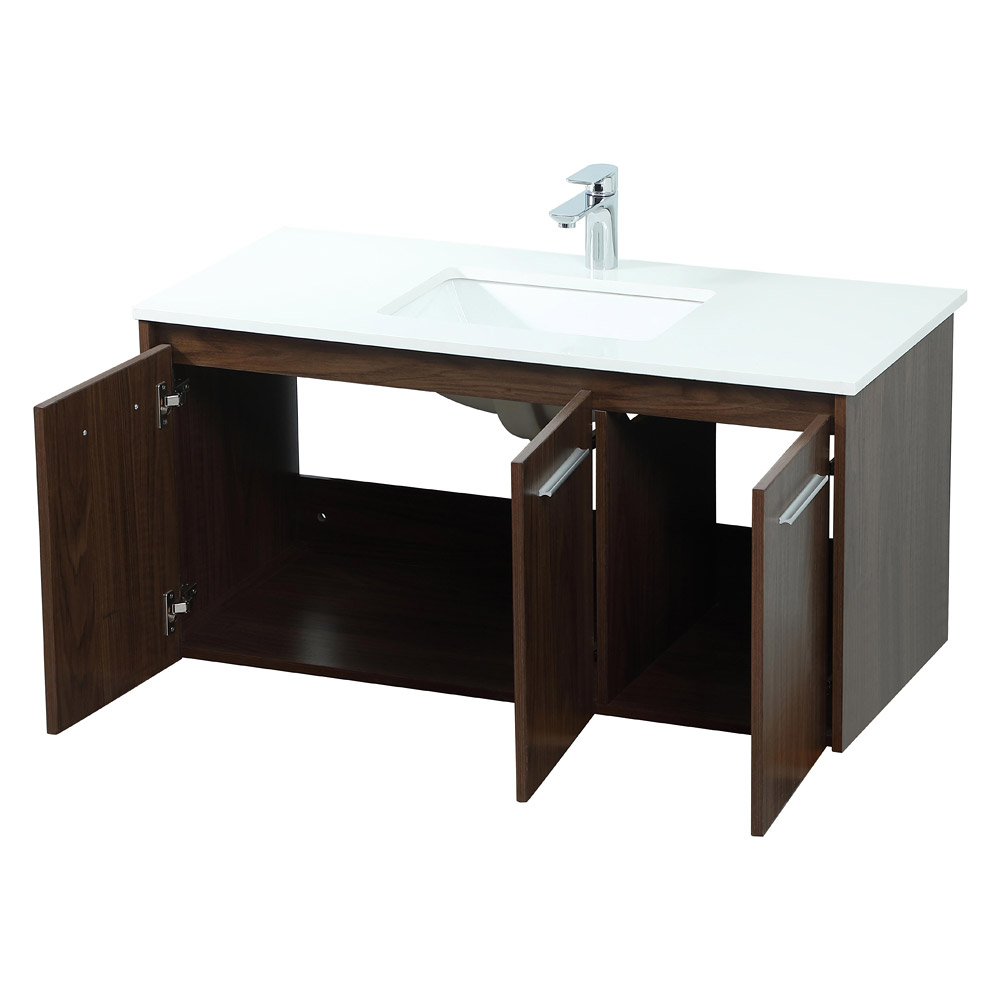 Elegant Bathroom Vanity - Walnut (VF44540MWT)