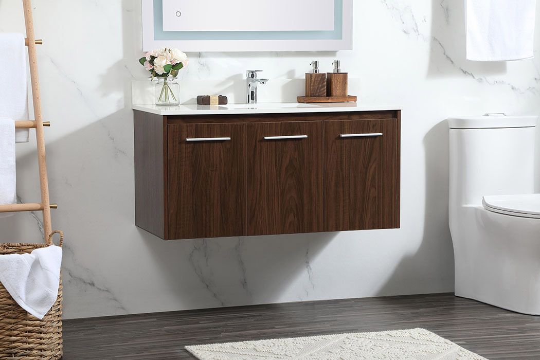 Elegant Bathroom Vanity - Walnut (VF44540MWT-BS)