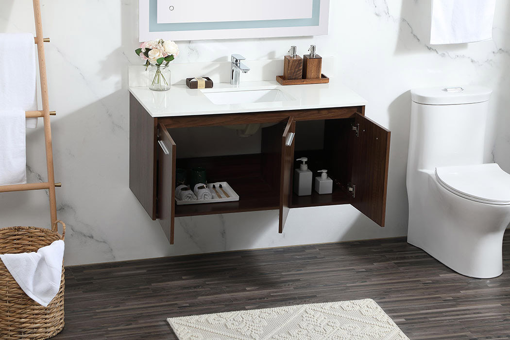 Elegant Bathroom Vanity - Walnut (VF44540MWT-BS)