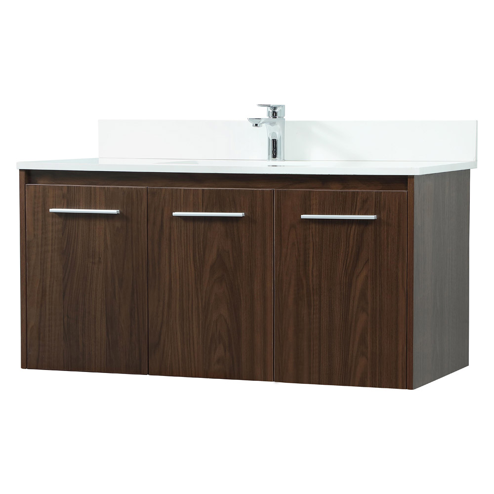 Elegant Bathroom Vanity - Walnut (VF44540MWT-BS)