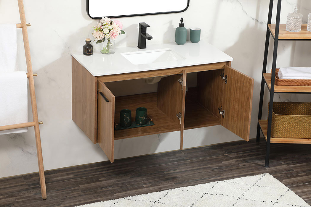 Elegant Bathroom Vanity - Walnut Brown (VF44540WB)