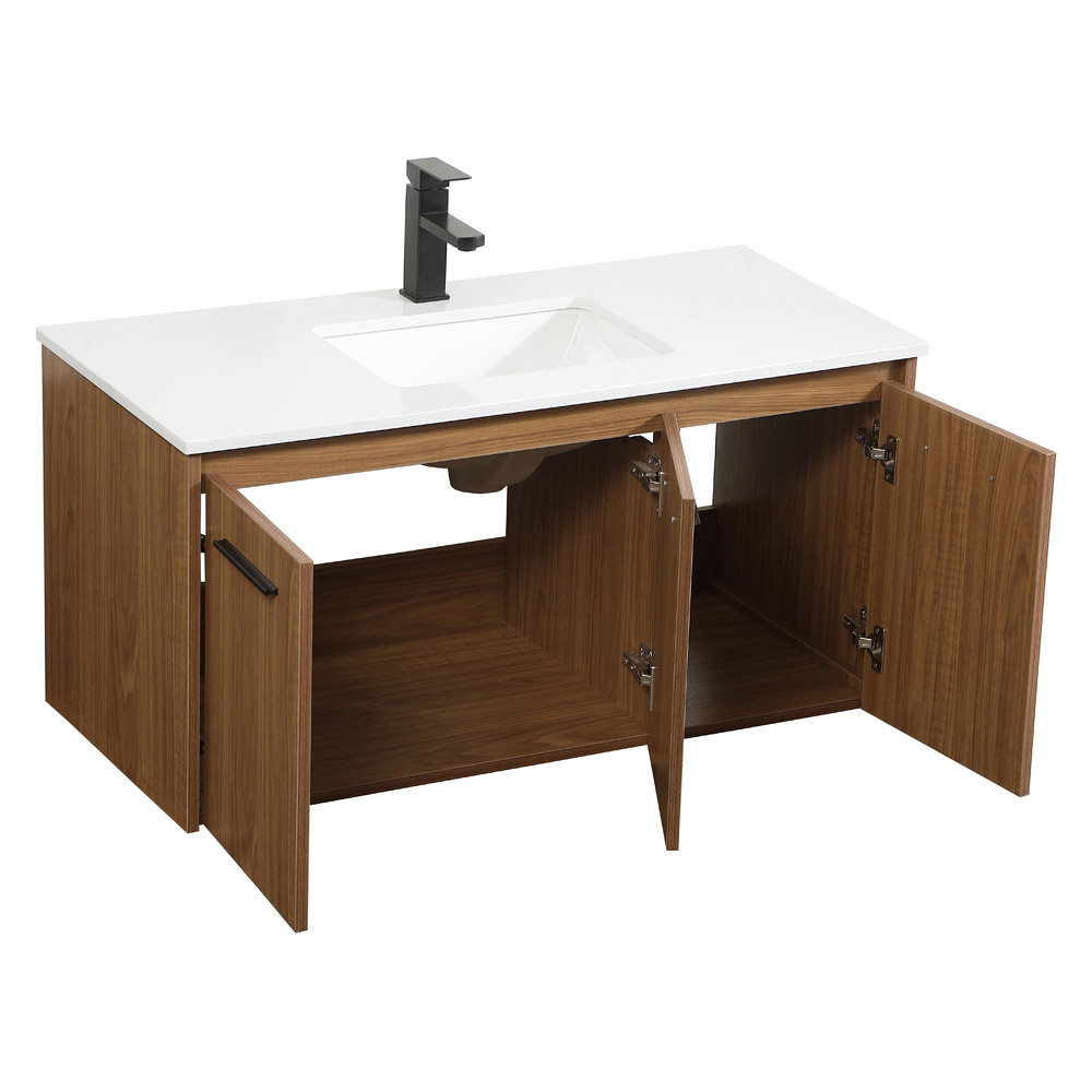 Elegant Bathroom Vanity - Walnut Brown (VF44540WB)