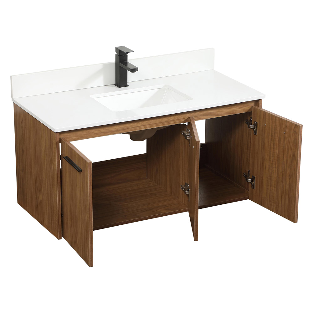 Elegant Bathroom Vanity - Walnut Brown (VF44540WB-BS)