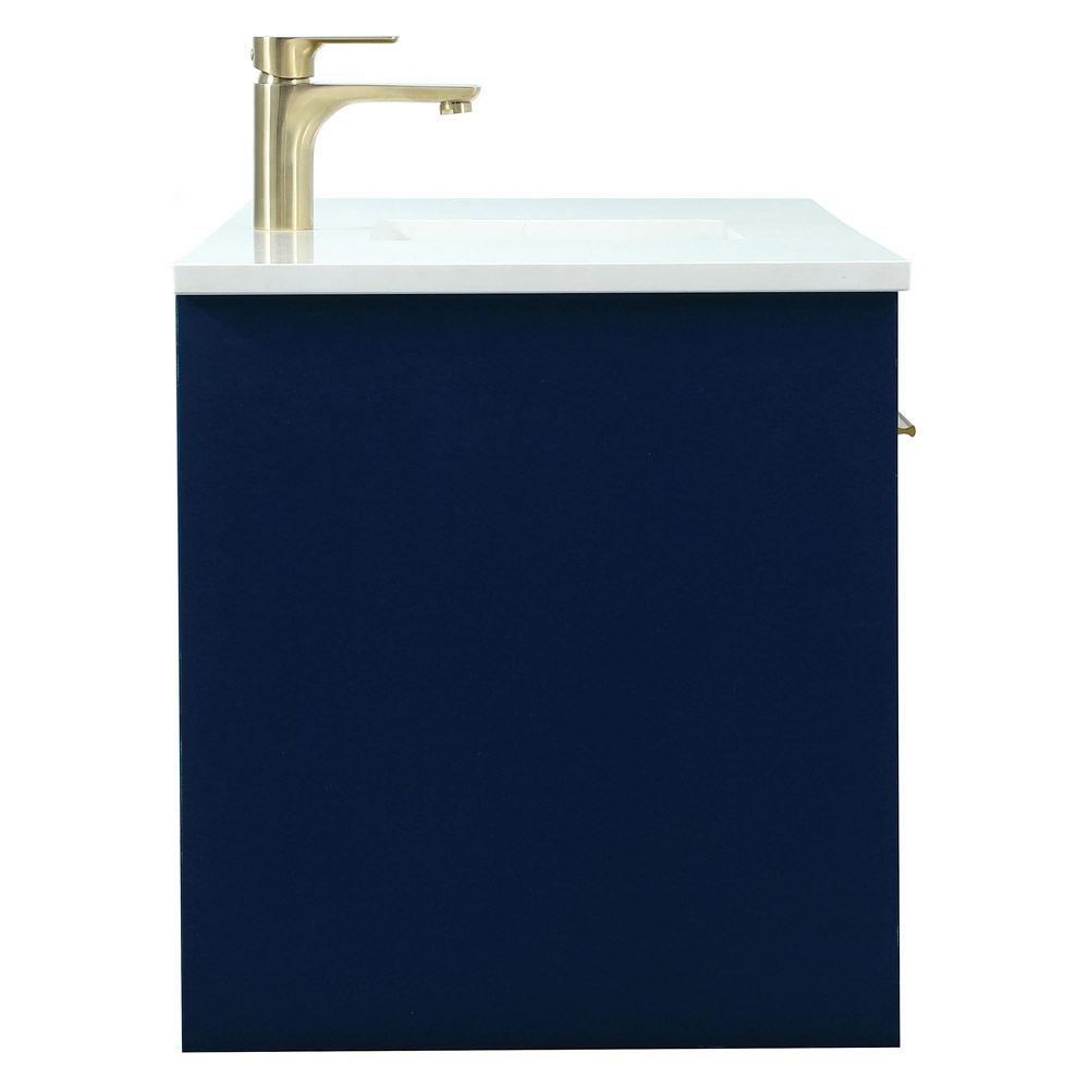 Elegant Bathroom Vanity - Blue (VF44548MBL)