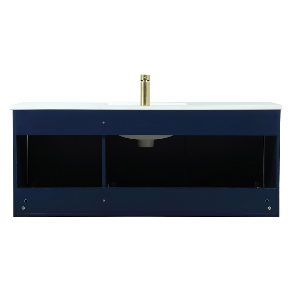 Elegant Bathroom Vanity - Blue (VF44548MBL)