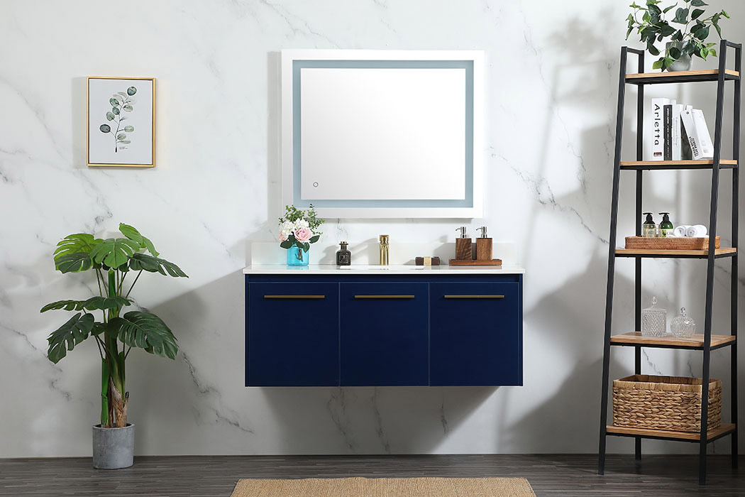 Elegant Bathroom Vanity - Blue (VF44548MBL-BS)