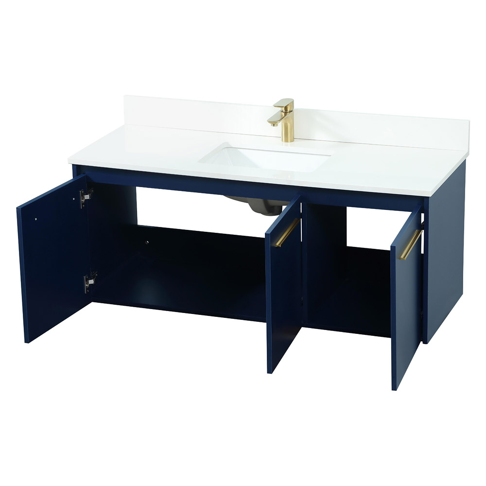 Elegant Bathroom Vanity - Blue (VF44548MBL-BS)